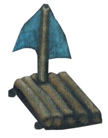 una balsa con vela